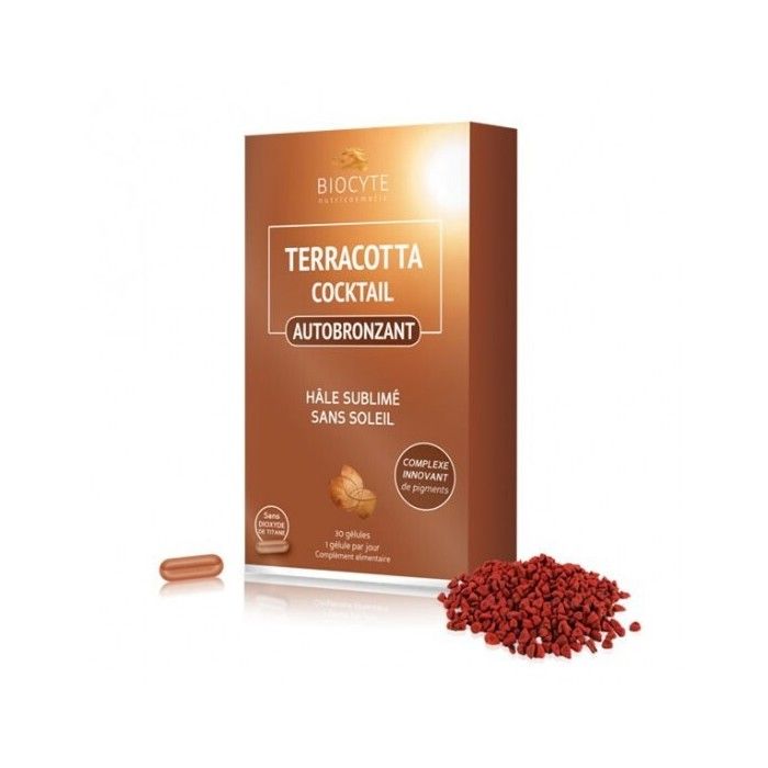 Biocyte terracotta cocktail autobronzant 30 gélules