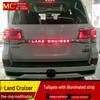 Светодиодная декоративная полоса на заднюю дверь с тормозными огнями для Land Cruiser 2008-2023
