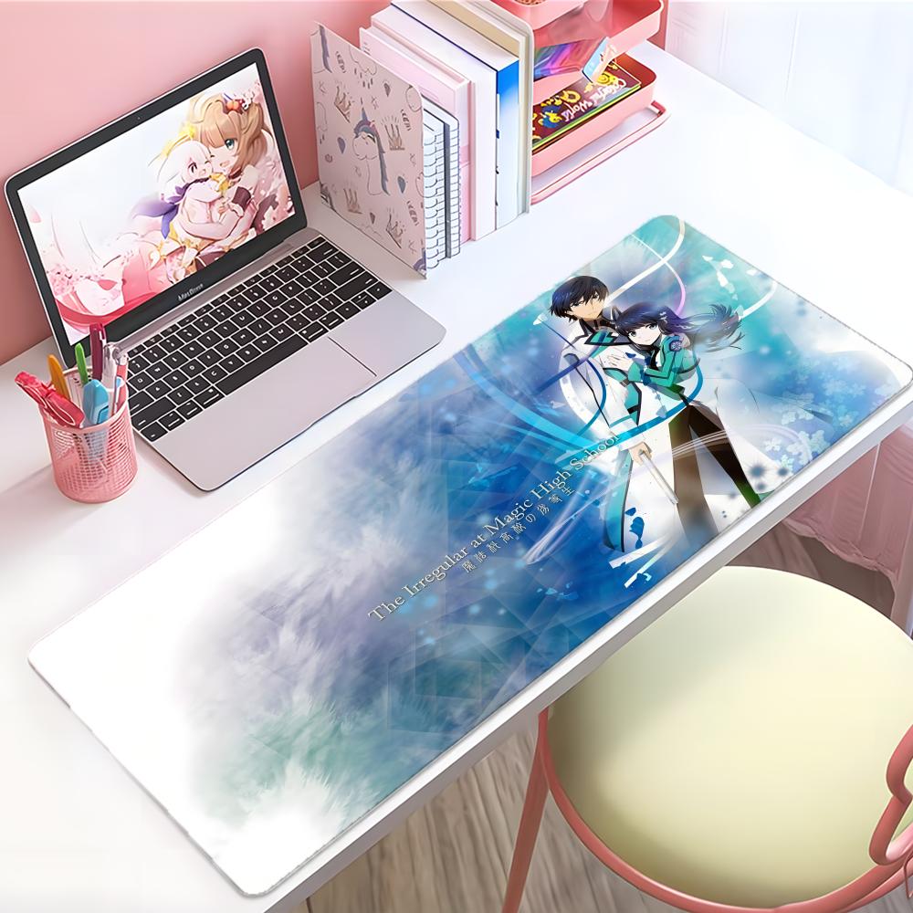 Anime The Iirregular At Magic High School Mouse Pad Large Thick Desk Pad Stitched Edges Gaming Mouse Mat For Pc
