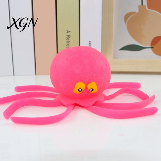 Squeeze Toy Whale Shape Slow Rebound Decompression Soft Tactile Bright Color Stress Relief Ball Desktop Ornament Relaxation