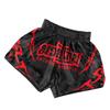 Extreme Hobby Black Panther Muay Thai Shorts Black and Red M