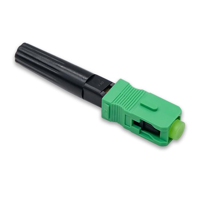 Qoltec SC/APC Fiber Optic Quick Connector | Singlemode | 3.0mm