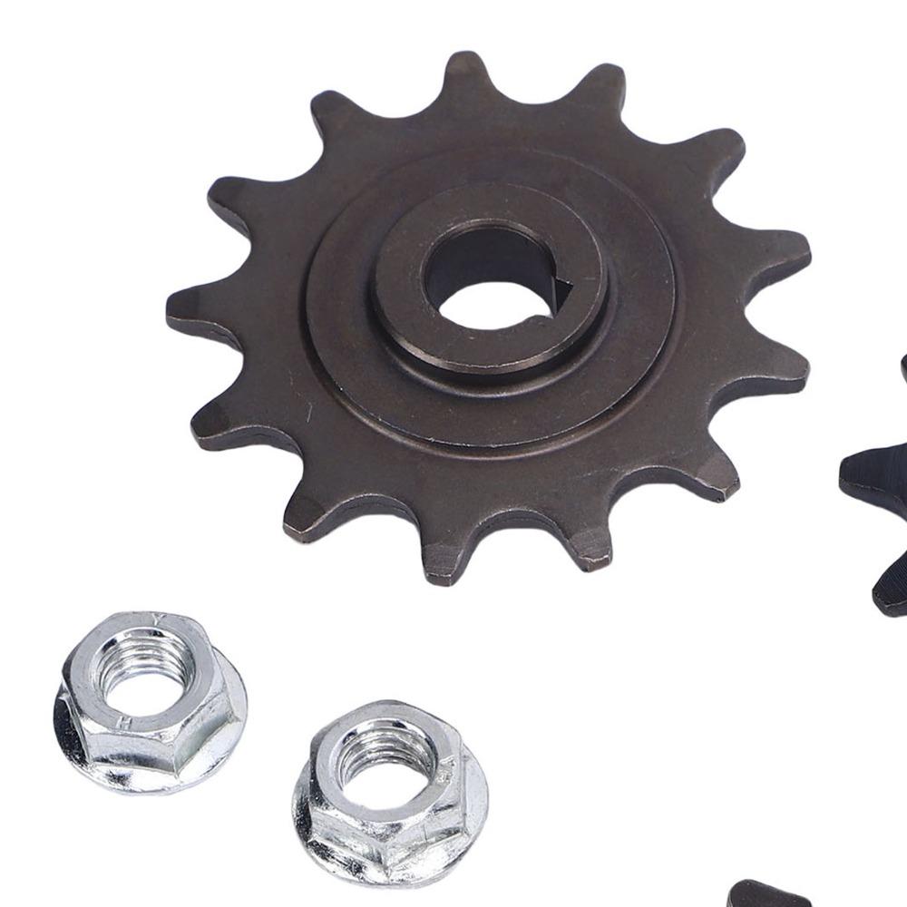 13 Tooth Chain Sprocket Set 420 Gear Motor Sprocket Kit for MY1016Z/MY1018