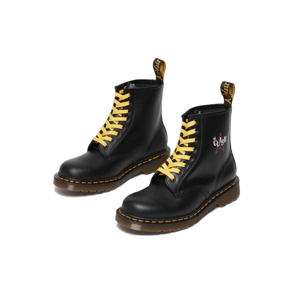 Dr. Martens 1460 Кожаные Комфортные Короткие Ботинки Унисекс ботинки Черные 28004001