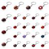 Keychain Sharingan Naruto With Glass Ball Cartoon Style For Memorabilia Anime