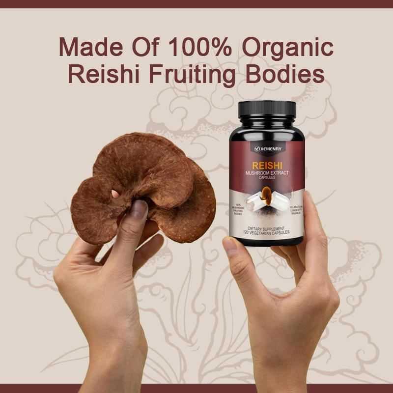 XEMENRY Ganoderma Lucidum Capsules, 100% Ganoderma Lucidum Extract, All-Natural, Suitable for Both Men and Women.