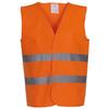 Yoko Mens Hi Vis 2 Bands Vest/Waistcoat (Pack Of 2)
