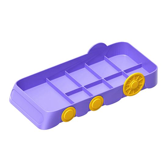 Очиститель кистей с поддоном для краски, циркуляцией воды, ополаскиватель для кистей с держателем для кистей, бутылка для воды 400 мл, дизайн поезда, инструмент для чистки кистей для рисования, подарок