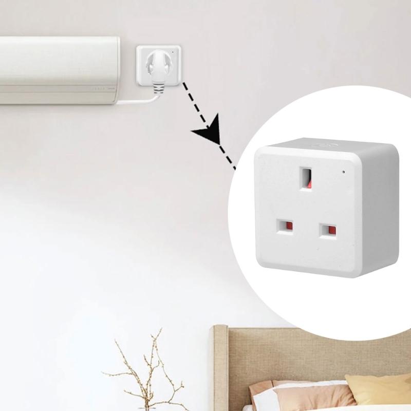 Умная WiFi розетка Домашний мониторинг энергии Маленькая умная розетка для мониторинга энергии Розетка с таймером