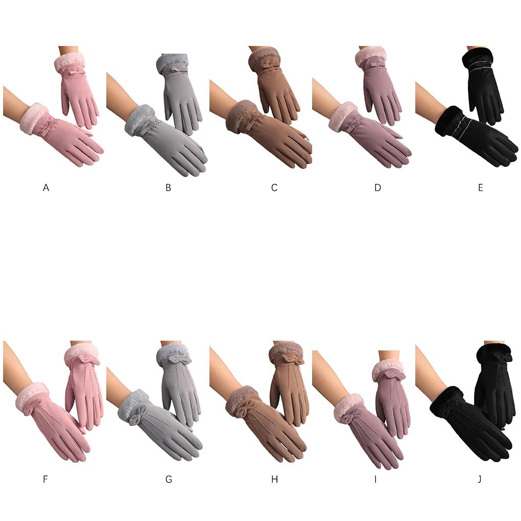 Зимние перчатки, сохраняющие тепло, красивая девушка, чехол для рук, сенсорный экран, велосипедные женские перчатки, аксессуары для одежды, женские грелки для рук