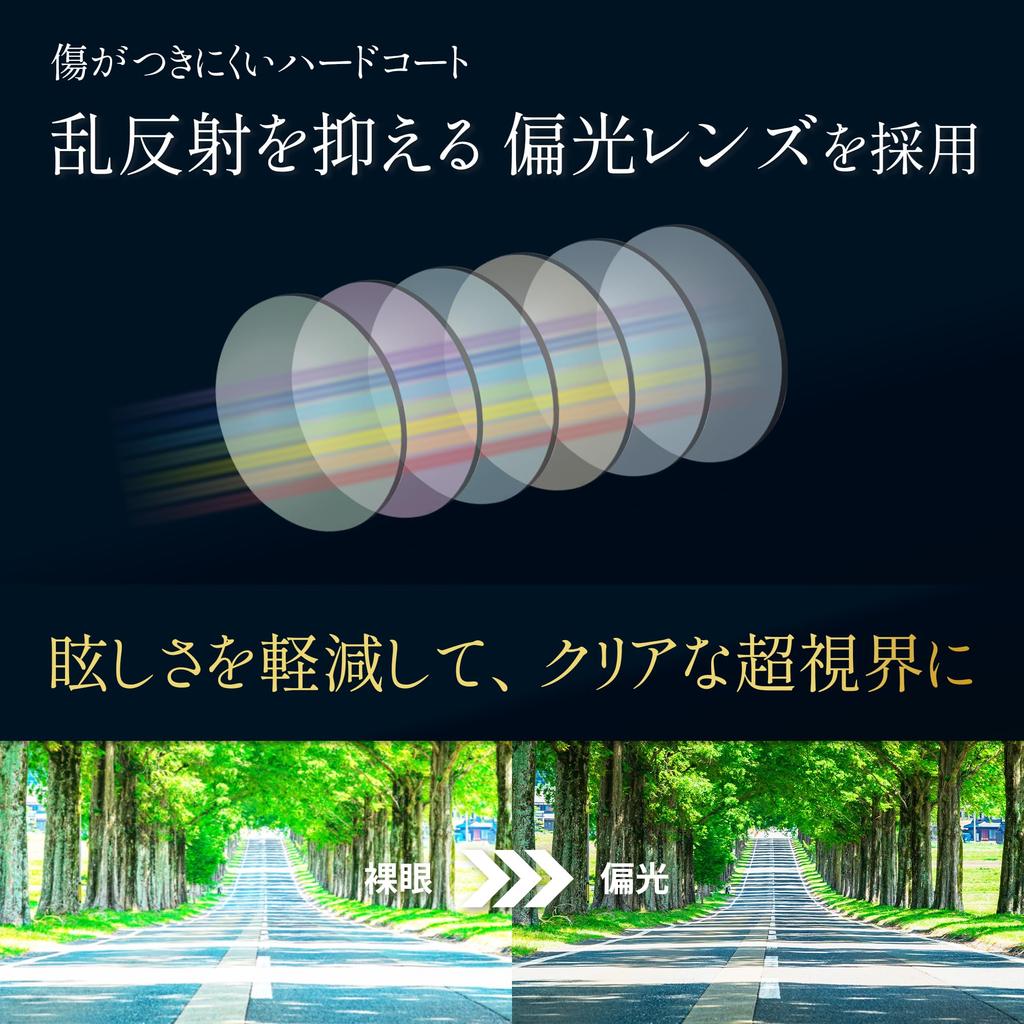 Поляризованные Солнцезащитные Очки для и Вождения Металлические Крутые Лицо [Bokenoh] Мужские для Рыбалки, Спорта, (Sabae Planning/Сверхлегкая оправа) PL23-L45