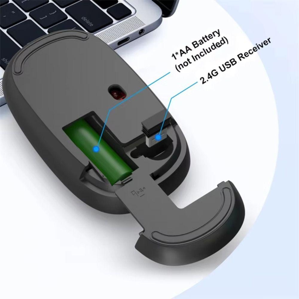 Бесшумные Bluetooth-мыши Bluetooth 5.0 Компьютерная мышь Высококачественная беспроводная мышь Школа