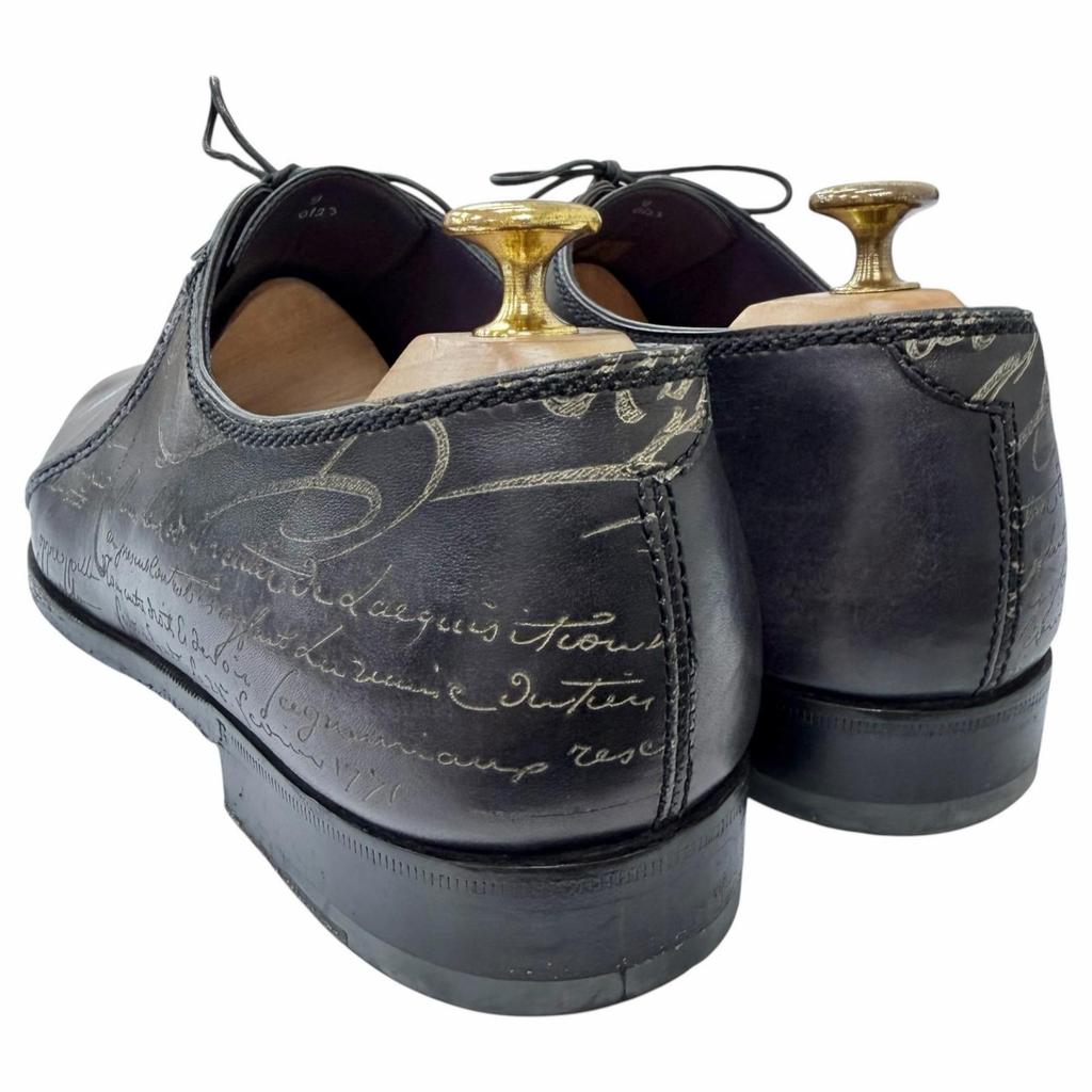 Great BERLUTI Dress shoes Alessandro Scars Calligraphy Used