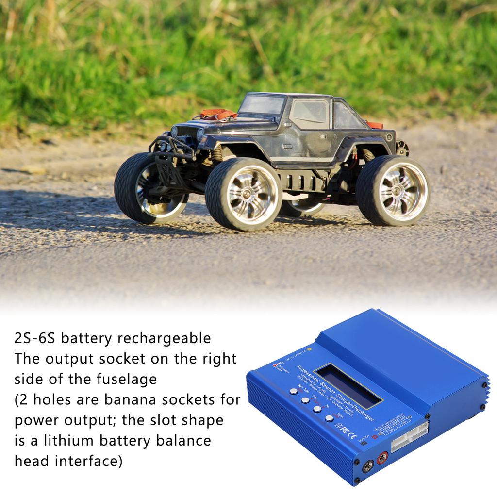 IMAX B6AC 80W Lipo Balance Charger LCD Screen Lilon LiFe LiPo NiMH NiCd PB Discharger