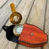 Vintage-Style Solid Brass Military Pocket Compass With Leather Case Home decor