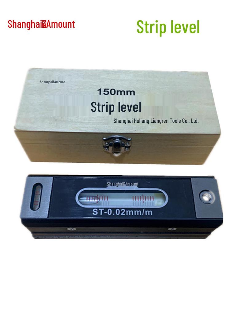 Shanghai Huliang High-Precision Mechanical Bubble Leveling Ruler for Industrial Machine Tools