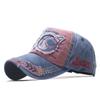 New popular washed baseball caps, men's and women's trend sharks, personalized European and American peaked caps, popular spring and autumn sun hats