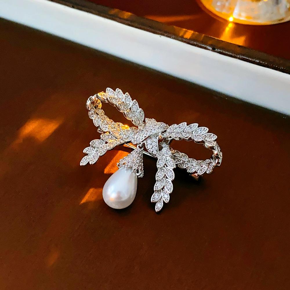 Full Rhinestone Rhinestone Butterfly Brooch Korean Style Alloy Suit Collar Pin Badge Jewelry Accessories Rhinestone Brooch Girls