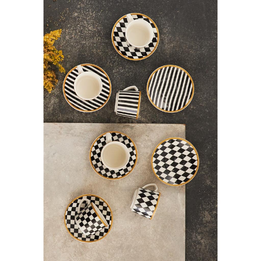 Набор кофейных чашек «Шекерс» на 6 персон, 80 мл