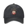 EMC Science Equation Baseball Caps Vintage Distressed Denim Washed Nerd Sun Cap Unisex Women Outdoor Golf Adjustable Fit Hats Cap