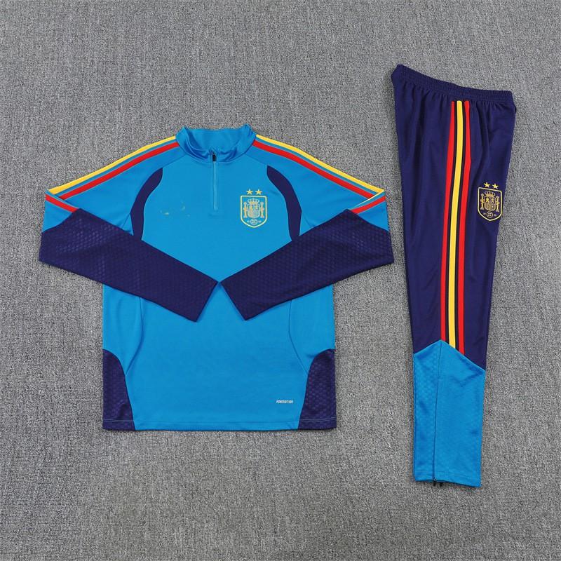 Argentina National Team Training Top Half-Zip Long Sleeve Soccer Jersey Fall Winter