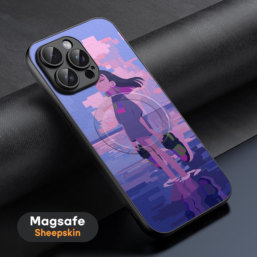 Zutomayo anime singer pattern design Phone Case For iPhone 17 16 15 14 13 12 11 Plus Pro Max High-end Luxury Magsafe Sheepskin