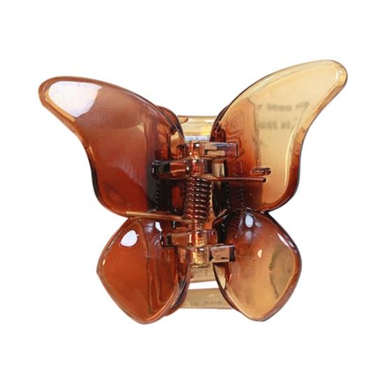 Женская шпилька-бабочка, коготь для волос, прозрачная 3D противоскользящая легкая декоративная челка, зажим для волос, инструмент для укладки волос, женские аксессуары для волос, детские головные уборы