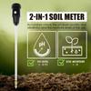 Soil Moisture Meter Soil Moisture PH Meter Accurate Detection Soil Test Meter Self-Powered Hygrometer Sensor for Gardening Farming
