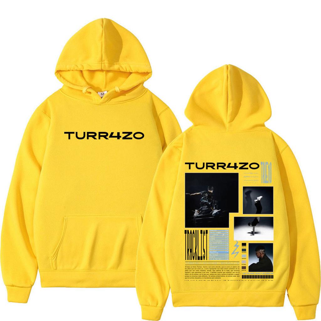 Худи с принтом рэпера Trueno Turr4zo, альбом 2026, тур, мужское, женское, хип-хоп, свободный, повседневный, свитшот