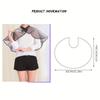 1pc Polyester Hair Apron, Professional Hair Salon Shawl - Suitable for Shampooing, Dyeing and Styling - Clean, Quick Drying, Splash Proof, Design