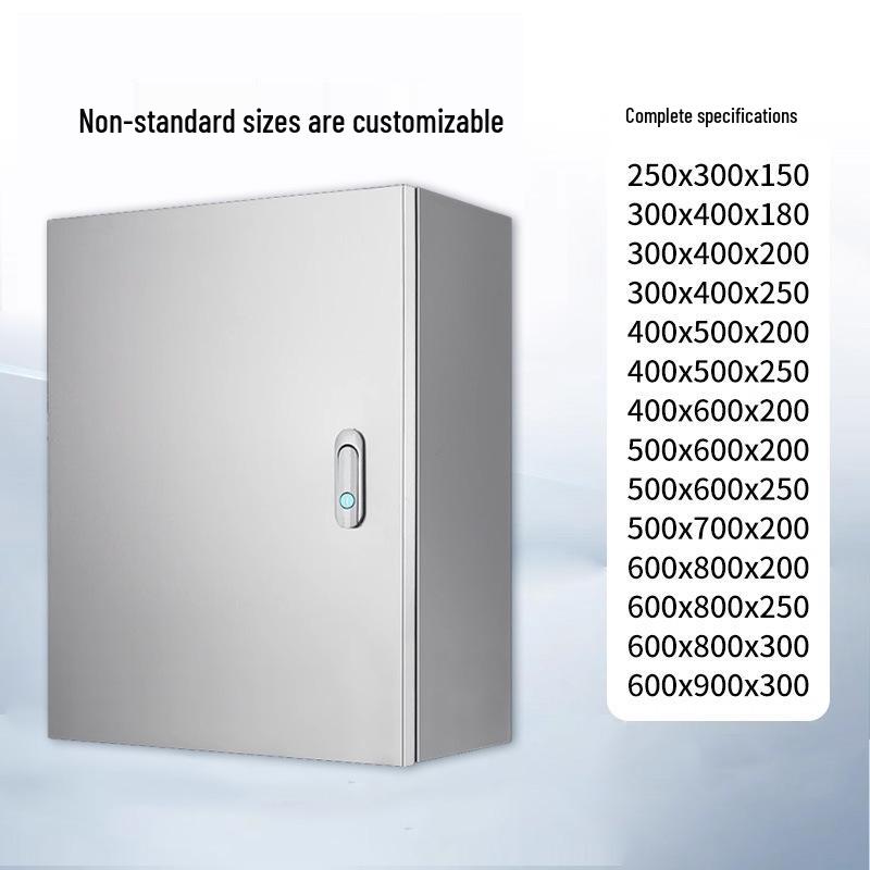 304 Stainless Steel Indoor Electrical Control Box - Dustproof Power Cabinet & Meter Box