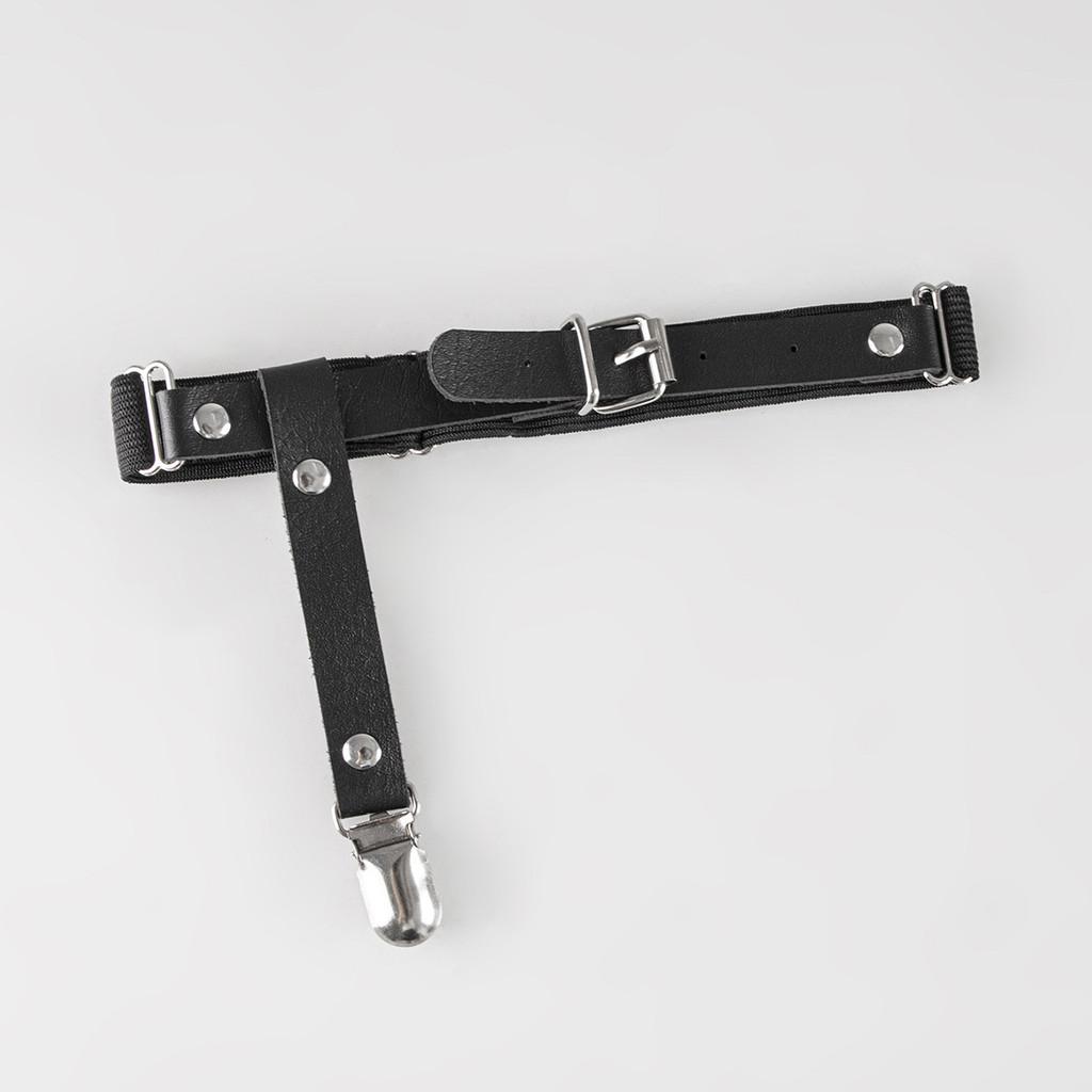 Панк Подвязка из ПВХ Регулируемая Эластичная Модный Аксессуар для Взрослых Женщин