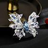 Women's Light Luxury Design Elegant And Fashionable Butterfly Brooch Versatile And Inlaid With Zircon Niche Design Sense Brooch