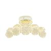 AWAYTR Bride Elegant White Rose Flower Hair Claws Hair Clip Headwear Floral Hairpin Bridal Wedding Hair Accessories Ornament