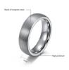 4/6/8mm Rings for Men Sand Surface Tungsten Steel Women Wedding Rings Simple Boy Girl Couple Rings Propose Marriage Gift