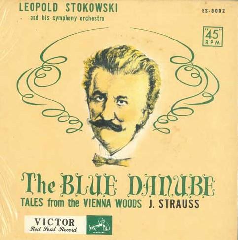 7inch Record LEOPOLD STOKOWSKI & HIS SYMPHONY OR - Blue Danube / Tales From The Vienna ES8002 VICTOR Japan Classical Used