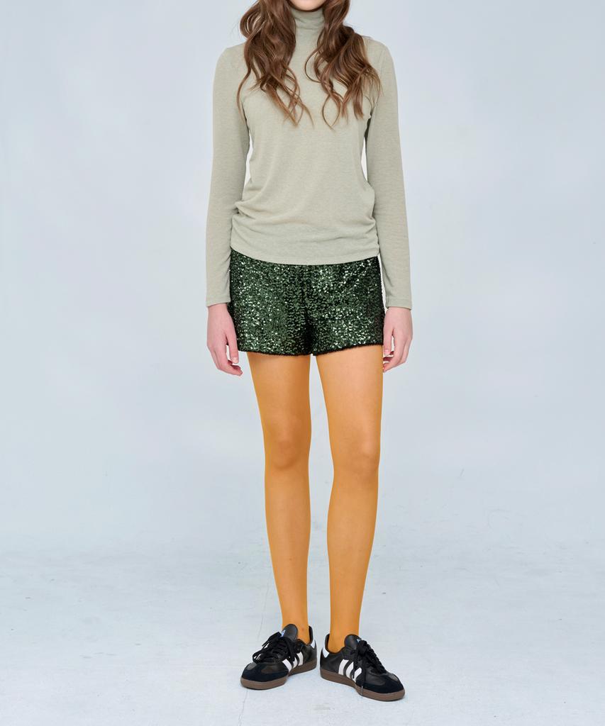 VOYONN Wool Rayon Polar Tee Green 913-2