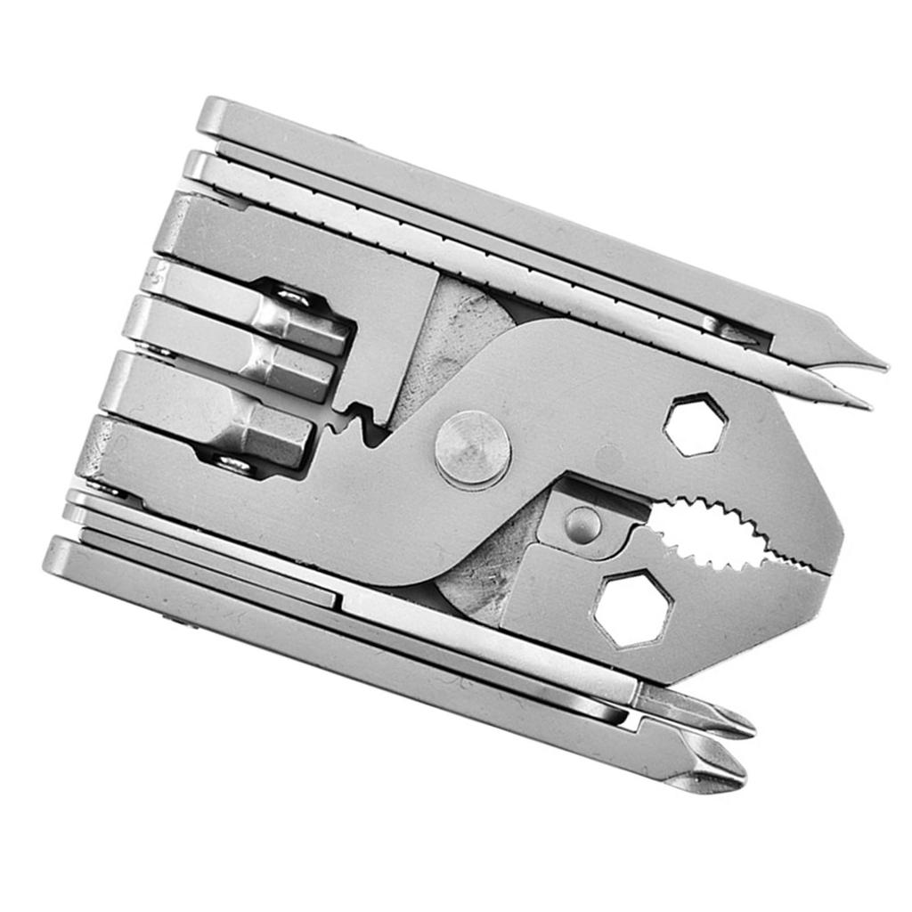 25 In 1 Foldable Pliers Stainless Steel Multifunctional Compact Pliers Screwdriver Multi Tool for Ho