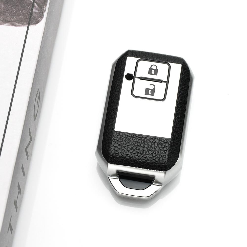 TPU Leather 2 Buttons Shell Fob Keyless Car Remote Key Case Cover For Suzuki Ertiga Swift 2017 Wagon R Japanese Monopoly Type 3C