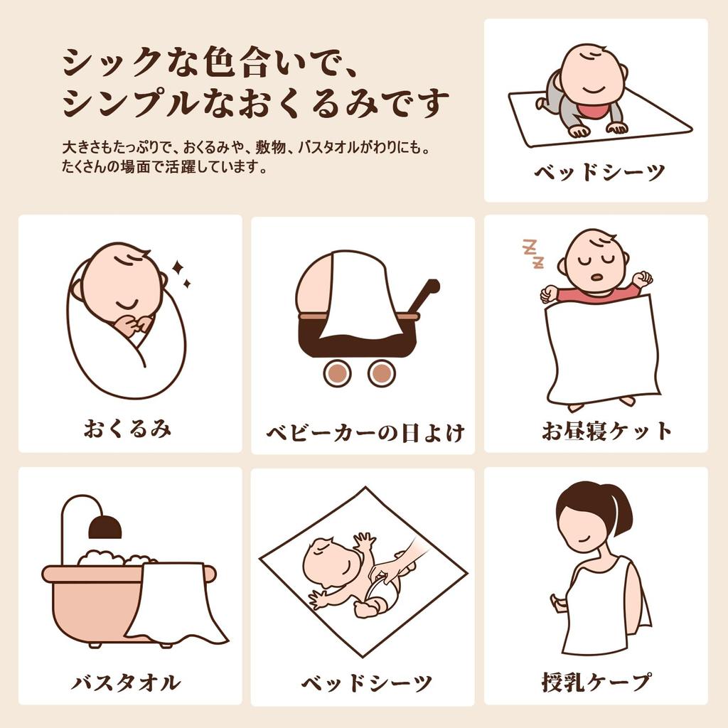 Пеленка из марли для новорожденных, двойное марлевое детское банное полотенце, детское одеяло, мягкая хлопковая накидка для кормления, набор из 3 предметов [MOMSMENU] 100%