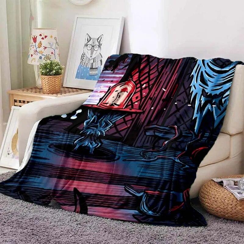 Multi-size Supernatural 3D Printing Four Seasons Blanket Sofa Cover Travel Bed Plush Blanket Lightweight Flannel Blanket