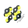 4 Pack Indoor Cycling Snap Feet Adapters for Bike Workouts
