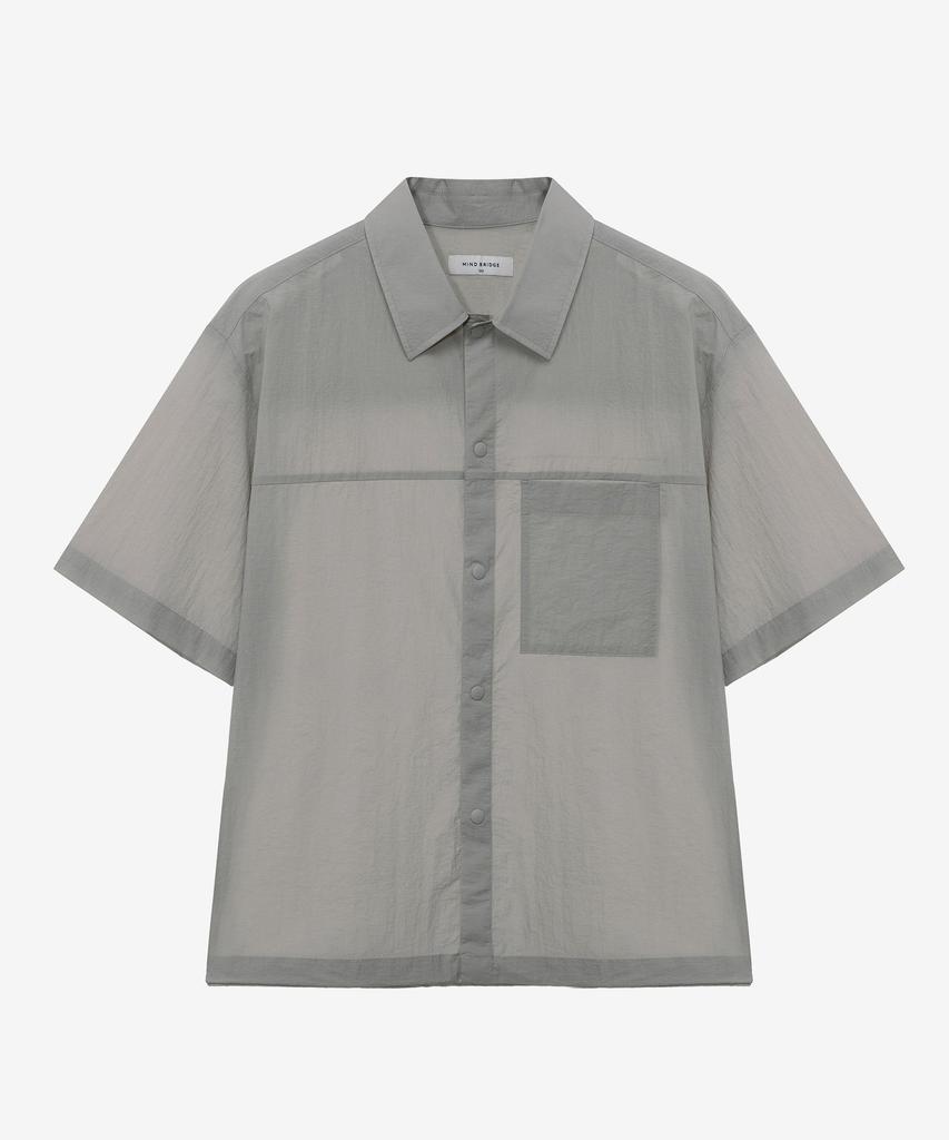 MINDBRIDGE [All Day Cool] String Oversized Short Sleeve Shirt - 3 Colors