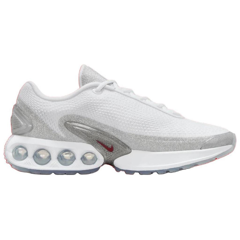 Nike Air Max DN Silver Glitter Women Sneakers White Team-Red HQ3457-161