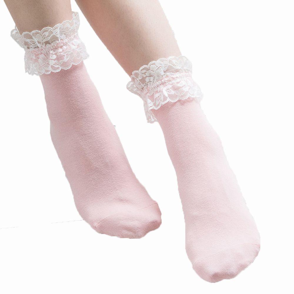 Vintage Lace Ruffle Ankle Socks Socks Short Sock Boat Socks