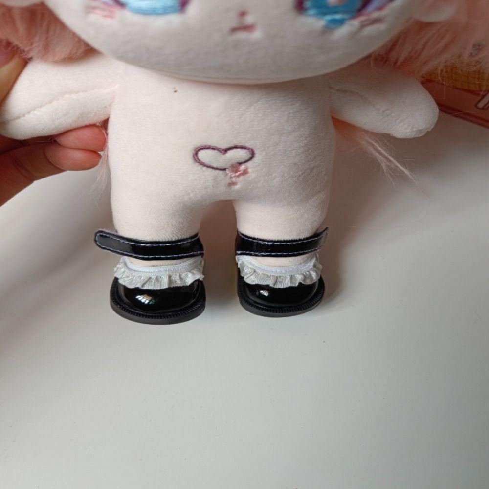 20см Мини-обувь Кожаный клей для обуви Повседневная обувь для кукол Хлопковая кукла