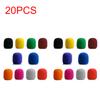 10-100PCS Microphone Windscreen Foam Cover Thick Mic Covers Foam Mic Pop Filter for Studio Interview Karaoke DJ  (10 Colors)