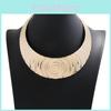 Celebrity Style Metal Statement Necklace With Electroplate For Special Occasions
