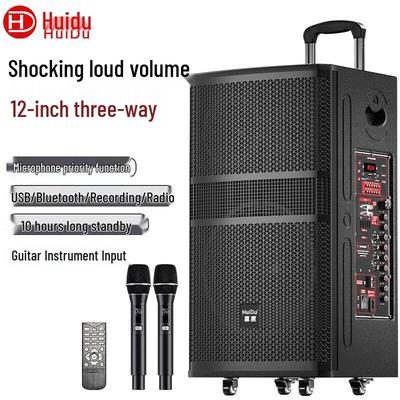 HuiDu NB-200L Портативная профессиональная уличная колонна на колесах CN вилка (адаптер в комплекте)