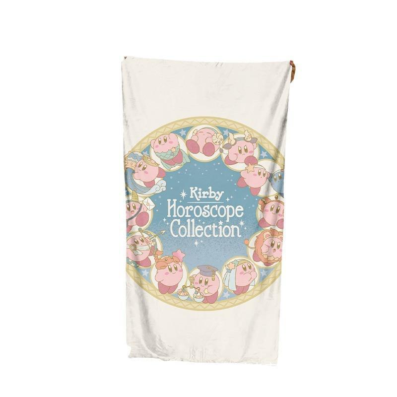 Kirby Cartoon Children's Bath & Beach Towels - Absorbent Couple Set